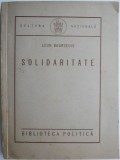 Cumpara ieftin Solidaritate - Leon Bourgeois (Carte Beletristica, Roman)