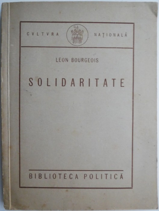 Solidaritate &ndash; Leon Bourgeois