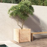 Cumpara ieftin Jardinieră de grădină, 70x70x70 cm, lemn masiv de pin