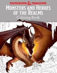 Monsters and Heroes of the Realms: A Dungeons &amp;amp; Dragons Coloring Book foto