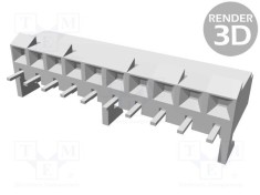Conector MOLEX cablu-placă soclu mamă 3,96mm PIN 10 THT pentru PCB