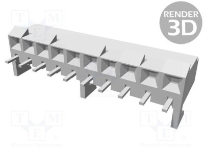 Conector MOLEX cablu-placă soclu mamă 3,96mm PIN 10 THT pentru PCB foto