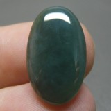 ~ Jad ( Jadeit ) natural - SUPERB - oval 11,05 ct. Certificat de Autenticitate