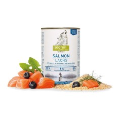 ISEGRIM Adult River: Somon cu mei ?i afine 400 g foto