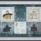 ROMANIA 2008 LP 1809 b EMISIUNE COMUNA FEDERATIA RUSA-ROMANIA BLOC FOLIO ARGINT MNH