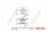 Dr!ve+ DP1010.10.0815 set placute frana,frana disc