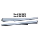 Set 3 buc. ornament prag MERCEDES Clasa S (W221) 09.2005-09.2013, partea stanga, type AMG; grunduit; plastic; TUNING,