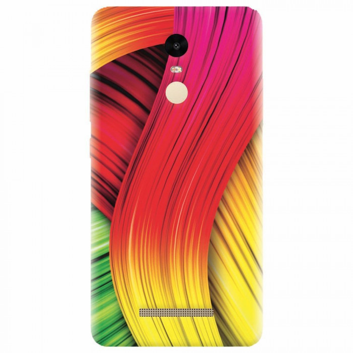 Husa silicon pentru Xiaomi Remdi Note 3, Colorful Abstract