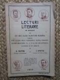 LECTURI LITERARE IN PROZA - R PETRE,I CRETU