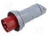 Conector alimentare AC, IEC 60309, IP67, 0,125kA, 415V AC, 5 pini, AMPHENOL - 2CMA166828R1000