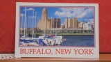 U.S.A. - BUFFALO, NEW YORK - SKYLINE FROM ERIE BASSIN MARINA BUFFALO-