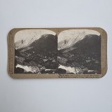 Fotografie de colectie stereoscopica, Ghetar din Oie, Norvegia, Europa, ca. 1905-1910