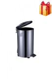 Cumpara ieftin Cos de gunoi industrial cu pedala, din inox, 70 litri