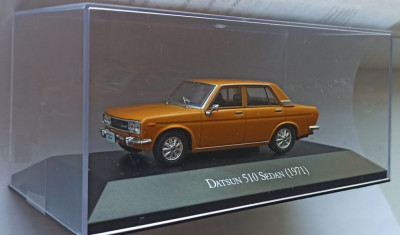 Macheta Datsun 510 Sedan 1971 - IXO/Altaya 1/43 foto