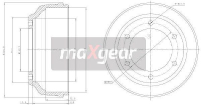 Tambur frana pentru FORD TRANSIT FORD Transit Mk5 Bus (V184, V185) ( 01.2000 - 05.2006) OE 4 078 770 foto