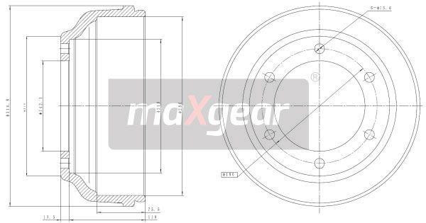 Tambur frana pentru FORD TRANSIT FORD Transit Mk5 Bus (V184, V185) ( 01.2000 - 05.2006) OE 4 078 770