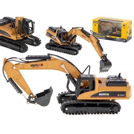 Excavator Huina model 1710 scara 1:50 (manual)