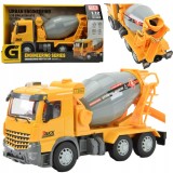 Camion betoniere jucarie mare pentru copii Skleplolki, cu piese mobile