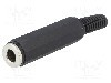Conector jack, Jack 6,3mm, 3 contacte, mama, LUMBERG - KLK 3 SCHWARZ foto