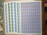 Coli timbre Rom&acirc;nia de 100 timbre 1961 marina mnh rar
