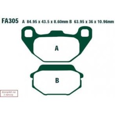 Klocki Ham. Moto. Arctic Cat (Atv) 150 Utility 2X4 (09-14) 256342 EBCFA305TT