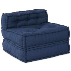 vidaXL Pernă albastru 70 x 70 x 54 cm Poliester
