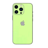 Cumpara ieftin Set Folii Skin Acoperire 360 Compatibile cu Apple iPhone 15 Pro Max - ApcGsm Wraps Skin Glow Green, Verde, Oem