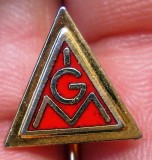 I.783 INSIGNA STICKPIN GERMANIA IGM IG METALL h10mm email, Europa