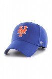 47brand șapcă din amestec de l&acirc;nă MLB New York Mets cu imprimeu B-MVP16WBV-RYC, 47 Brand