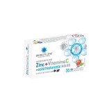 Zinc cu Vitamina C si Acid Hialuronic, 30 comprimate de supt, Helcor