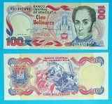 Venezuela (p#59) 100 Bolivares 1980 &#039;Bolivar&#039; UNC serie: A00407490, Comemorativă