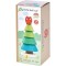 Puzzle stivuibil Brad de Craciun, din lemn premium - Stacking Fir Tree - 7 piese - Tender Leaf Toys