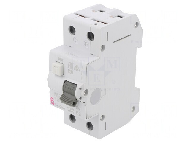 &Icirc;ntrerupător RCBO 20A 30mA 2P 230/400V IP20