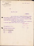 A720 Scrisoare de afaceri, 1923, Fabrica de textile din Periam, județul Timiș, &icirc;n limba maghiară
