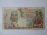 Cumpara ieftin Rară! Antilele Franceze DOM-TOM/Franta de peste mari:Martinica/Martinique 100 Francs CCFOM 1947-1949