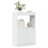 VidaXL Dulap &icirc;nalt, alb, 63x33x100 cm, lemn prelucrat 855097