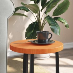 Gossi blat de masa rotund, maro ceruit, &Oslash;30x2,5 cm, lemn masiv de pin