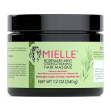 Mască de păr Mielle Organics Rosemary Mint cu biotină, pentru păr uscat și fragil, 340 g