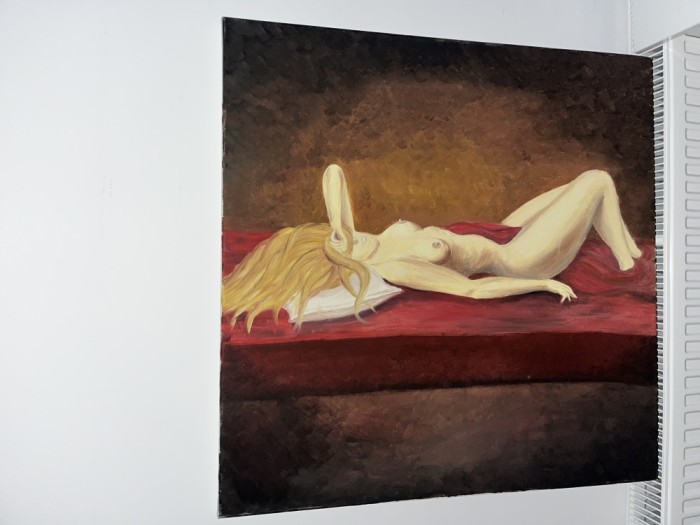 Tablou picatat manual
