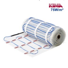 Kit covoraș &icirc;ncălzire electrică pardoseală KIMA-75W/m&sup2;, 6m&sup2; cu termostat Matec