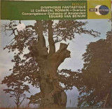 Disc vinil, LP. Symphonie Fantastique, Le Carnaval Romain, Overture-Berlioz, Concertgebouw Orchestra Of Amsterda, Clasica