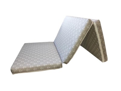 Saltea Pliabila Spuma Poliuretanica 120x60x5 cm - Ancora Gri GreatGoods Plaything foto