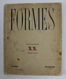 FORMES - REVUE INTERNATIONALE DES ARTS PLASTIQUES , NO. 20 - DECEMBRE , 1931 , PREZINTA PETE SI URME DE UZURA , COTOR CU DEFECTE