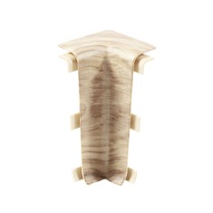 Colt interior pentru plinta Vilo Esquero 607, platan mexican, 66.6 x 21.9 mm, 2 buc / set