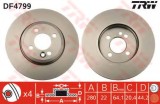 Disc frana MINI MINI CLUBMAN (R55) (2007 - 2015) TRW DF4799