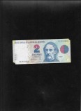 Argentina 2 pesos convertibles 1992(97) seria13293848 colturi lipsa