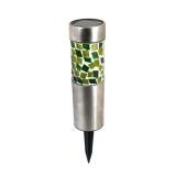 Cumpara ieftin Lampa Solara Gradina Jumi, 1 LED, Baterie AA, 1.2V, 6.3x6.3x38 cm - Iluminat Exterior Decorativ
