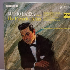 Mario Lanza sings His Favorite Arias (1977/RCA/RFG) - VINIL/Impecabil