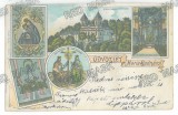 5598 - Lipova MARIA RADNA, Arad, Monastery, Litho, Romania - old postcard - used - 1901