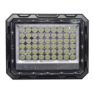 Proiector LED cu panou solar, 100W, telecomanda, ZS56013 foto